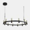 Italux 5900644313663 LED stropní svítidlo | Teplá bílá | Černá | 50.4W