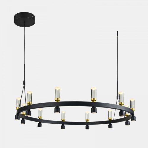 Italux 5900644313663 LED stropní svítidlo | Teplá bílá | Černá | 50.4W
