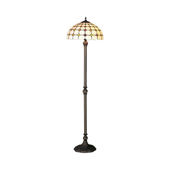 LUXERA 92000144 Tiffany Stojací lampa | E27