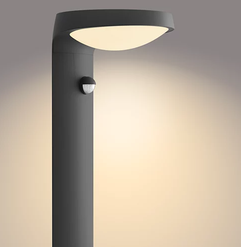 Philips 8719514476851 Tyla LED Nástěnné venkovní světlo | Teplá bílá | Černá | 9W