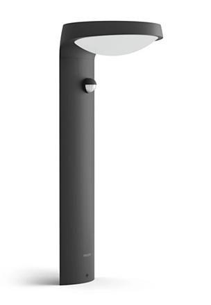 Philips 8719514476851 Tyla LED Nástěnné venkovní světlo | Teplá bílá | Černá | 9W