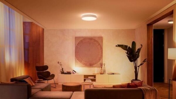 Philips Hue 41165/31/P6 Smart LED Koupelnové stropní svítidlo | Variabilní | Bílá | 19,2W