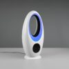 Trio R043-01 LED ventilátor s osvěltením Kalmar 1x2W | RGB - 3 rychlosti, časovač, dálkové ovládání, dotykový displej, bílá
