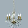 Trio R1107-03 Lustr | E14 | Barevný kov | Mosaz