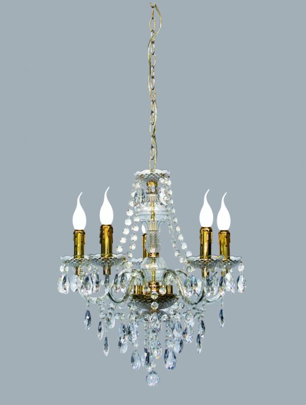 Trio R1107-03 Lustr | E14 | Barevný kov | Mosaz