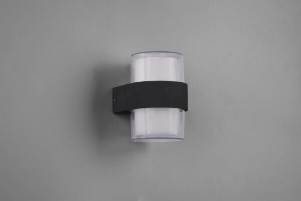 Trio R22052142 Molina LED nástěnní svítidlo | Teplá bílá | Černá | 2x4.6W