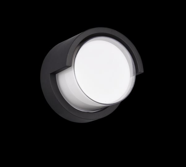 Trio R27036132 Puno LED Nástěnné venkovní světlo | Teplá bílá | 8W | Černá