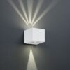 Trio R28222631 Cordoba LED Nástěnné venkovní světlo | Teplá bílá | 2x2W | Bílá