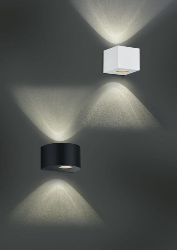 Trio R28222631 Cordoba LED Nástěnné venkovní světlo | Teplá bílá | 2x2W | Bílá