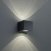 Trio R28222632 Cordoba LED Nástěnné venkovní světlo | Teplá bílá | 2x2W | Černá