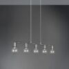 Trio R30185007 Vannes Lustr | E27 | Kov | Nikl