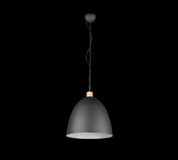 Trio R30681932 Jagger Lustr | E27 | Černá
