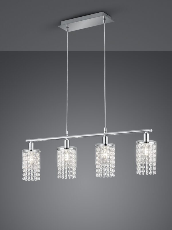 Trio R30764006 Posh Lustr | E14 | Chrom | Kov