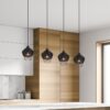 Trio R31264002 Borka Lustr | E27 | Černá