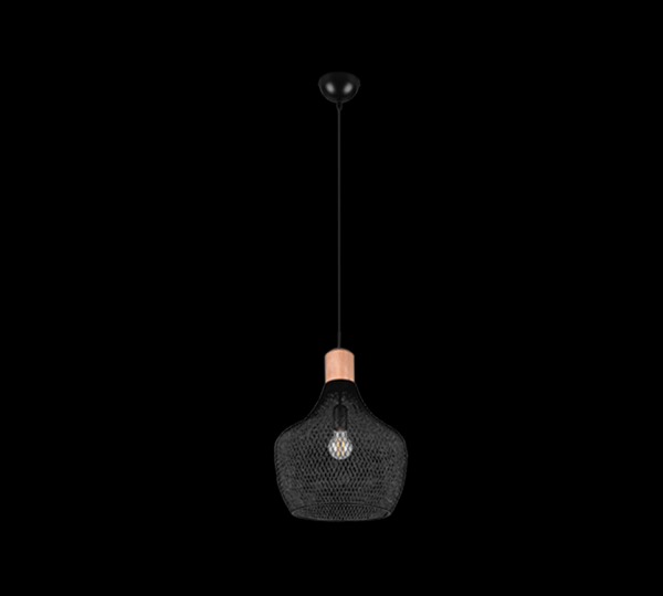 Trio R31281932 Valeria Lustr | E27 | Černá