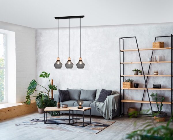 Trio R31283032 Valeria Lustr | E27 | Černá