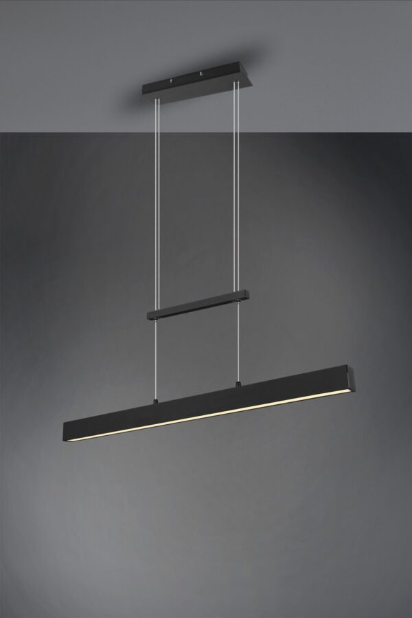 Trio R32043132 Paros LED stropní svítidlo | Teplá bílá | Černá | 21W
