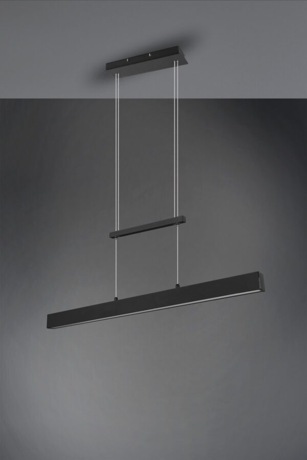 Trio R32043132 Paros LED stropní svítidlo | Teplá bílá | Černá | 21W