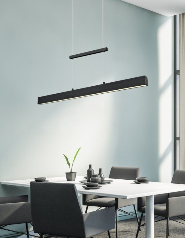 Trio R32043132 Paros LED stropní svítidlo | Teplá bílá | Černá | 21W