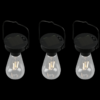 Trio R35146132 Campus LED Venkovní závěsné svítidlo | 3x0,1W | Černá