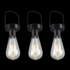 Trio R35146132 Campus LED Venkovní závěsné svítidlo | 3x0,1W | Černá