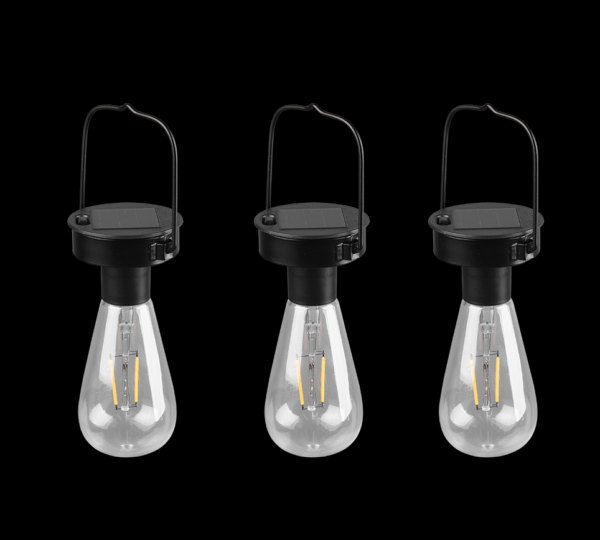 Trio R35146132 Campus LED Venkovní závěsné svítidlo | 3x0,1W | Černá