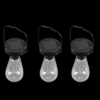 Trio R35146132 Campus LED Venkovní závěsné svítidlo | 3x0,1W | Černá