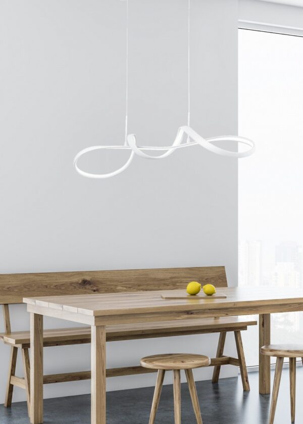 Trio R37091131 Perugia LED stropní svítidlo | Přírodní bílá | 37W | Bílá