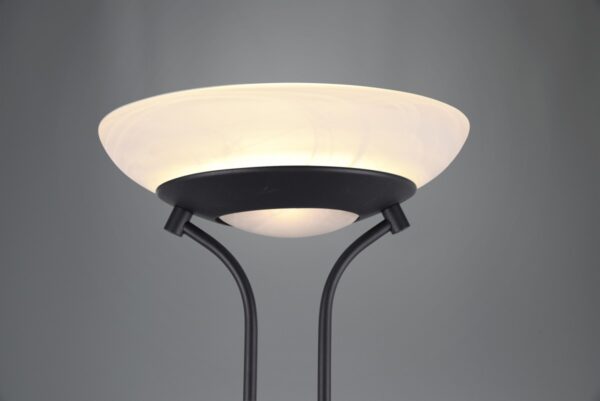 Trio R40073532 Orson LED Stmívatelná stojací lampa | Teplá bílá | 27W | Černá