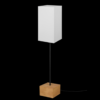 Trio R40171030 Woody Dřevěná stojací lampa | E27