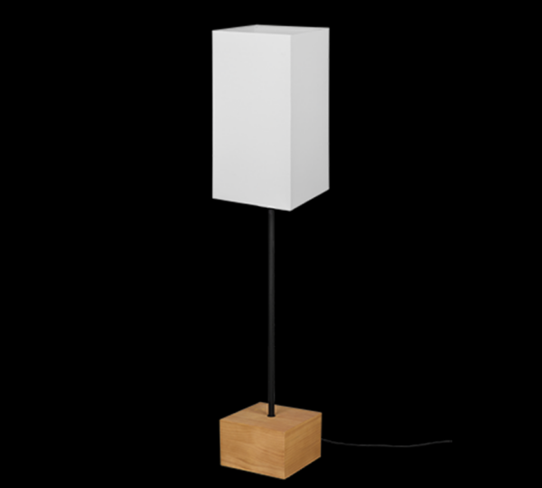 Trio R40171030 Woody Dřevěná stojací lampa | E27