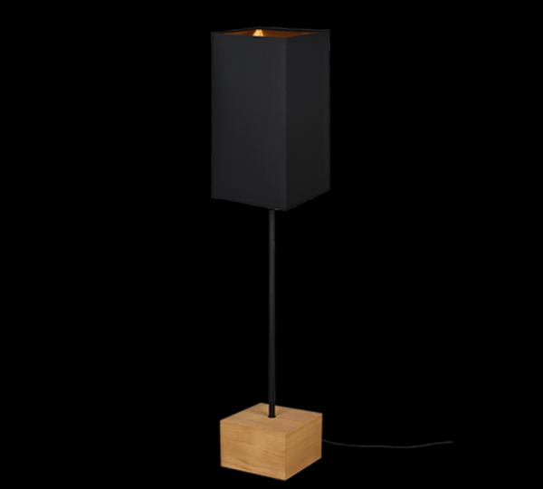 Trio R40171080 Woody Dřevěná stojací lampa | E27