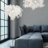 Trio R40463001 Leavy Stojací lampa | E14 | Chrom | Kov