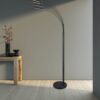 Trio R41031507 Reed LED Stmívatelná stojací lampa | Teplá bílá | 4W | Kov | Nikl
