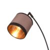 Trio R41553041 Stojací lampa s textilním stínidlem | E14 | Černá