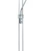 Trio R42292107 Spock LED stojací lampa | Teplá bílá | 20W | Kov | Nikl