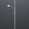 Trio R42752107 Ackbar LED stojací lampa | Teplá bílá | 18W | Kov | Nikl