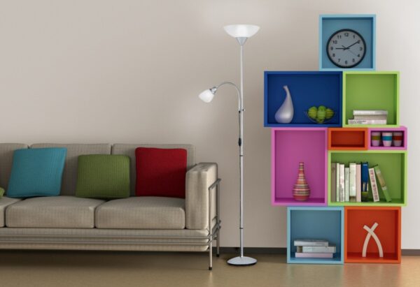 Trio R4393-87 Stojací lampa | E27 | Kov
