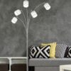 Trio R46330501 Tommy Stojací lampa | E14 | Kov | Nikl