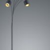 Trio R46330579 Tommy Stojací lampa | E14 | Černá