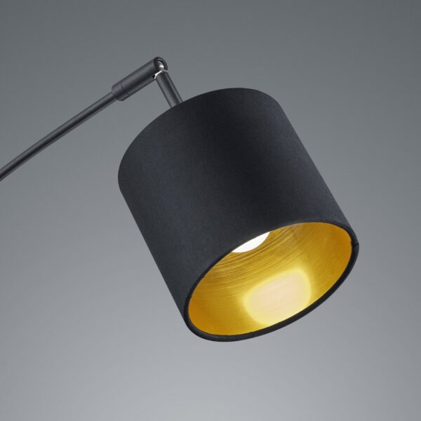 Trio R46330579 Tommy Stojací lampa | E14 | Černá