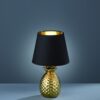 Trio R50421079 Pineapple Stolní lampička | E14 | Barevný kov | Zlatá