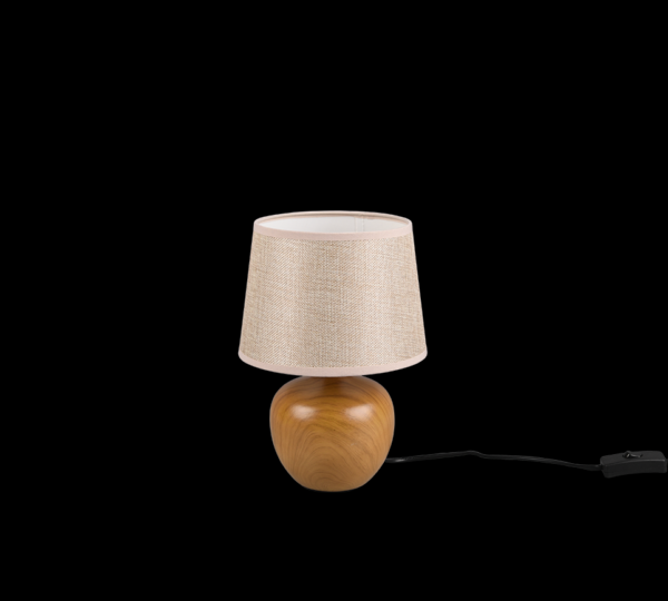 Trio R50621035 Luxor Dřevěná stolní lampička | E14