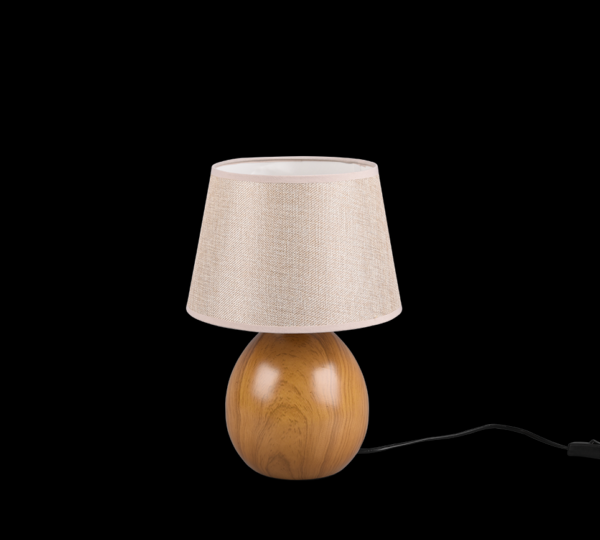 Trio R50631035 Luxor Dřevěná stolní lampička | E27