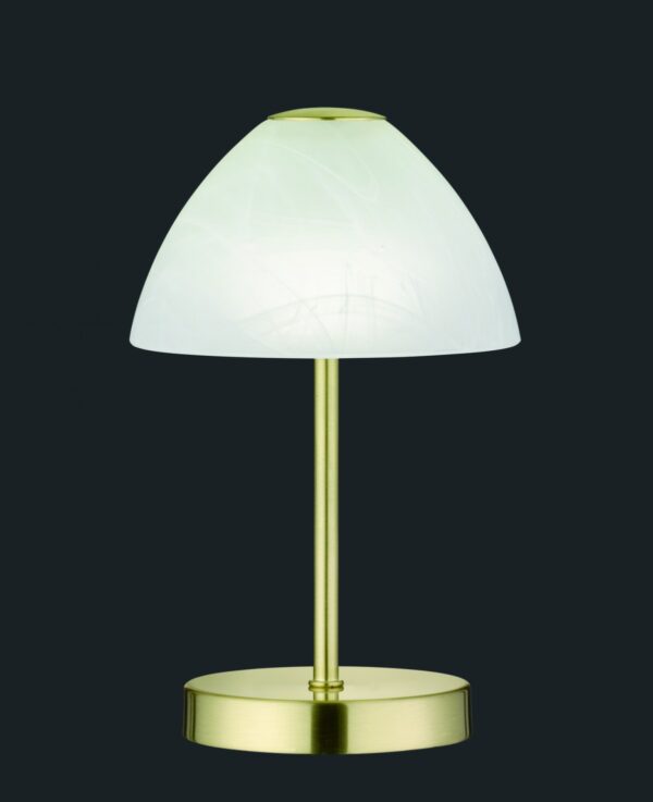 Trio R52021108 Queen LED stolní lampička | Teplá bílá | 2W | Barevný kov | Mosaz