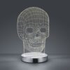 Trio R52461106 Skull LED stolní lampička | Variabilní | 7W | Chrom | Kov