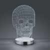 Trio R52461106 Skull LED stolní lampička | Variabilní | 7W | Chrom | Kov