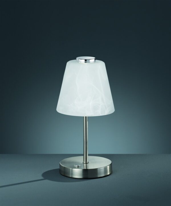 Trio R52541907 Emmy LED stolní lampička | Teplá bílá | 2W | Kov | Nikl