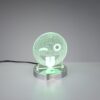 Trio R52641106 Smiley LED stolní lampička | RGB | Teplá bílá | 3W | Chrom | Kov