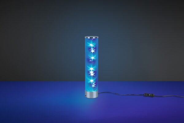 Trio R52811001 Rico LED Stmívatelná lampička | RGB | Teplá bílá | Chrom | Kov
